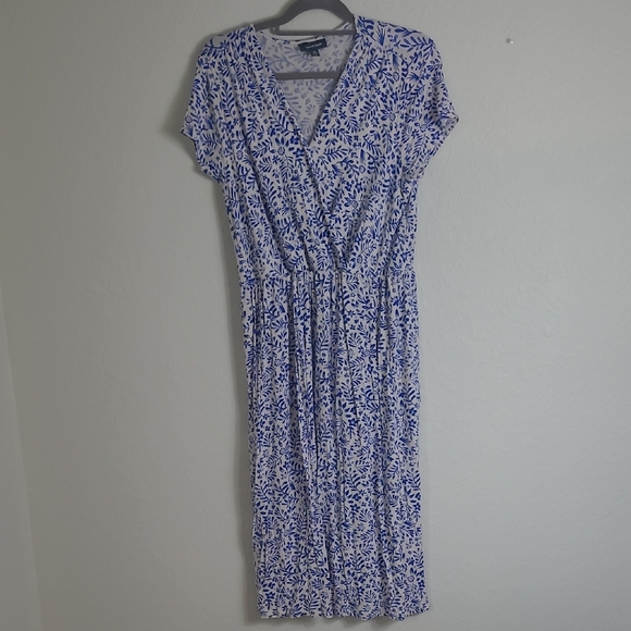 Modcloth Dresses & Skirts - ModCloth Blue Floral Print Women's Dress Xl